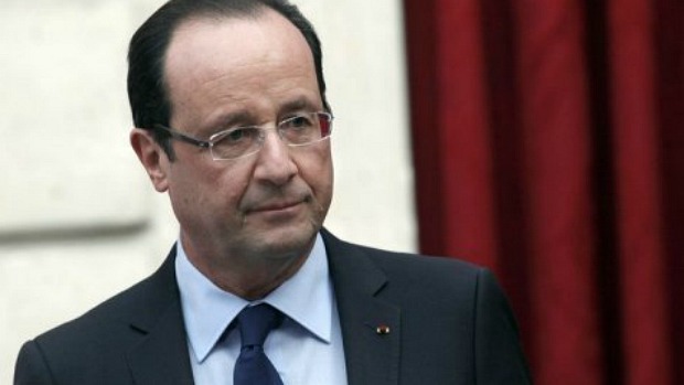 O presidente francês François Hollande
