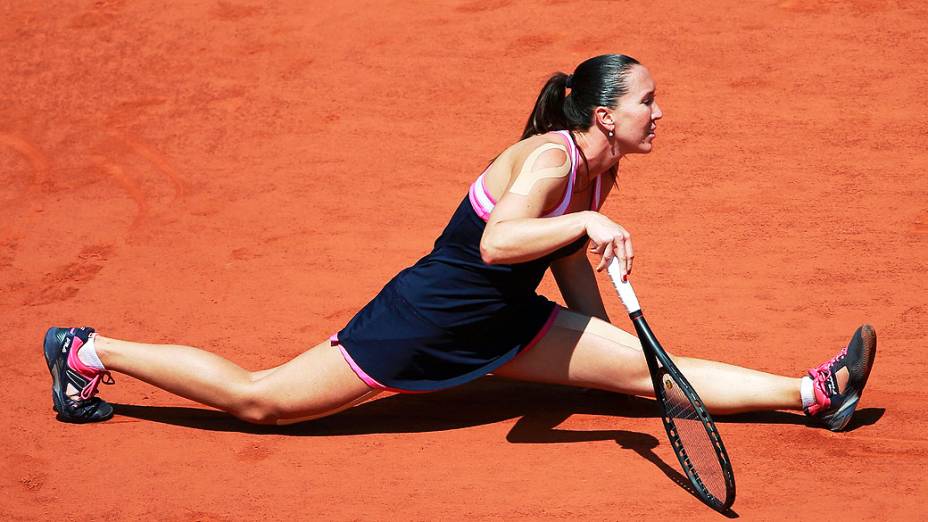 Jelena Jankovic: primeiro set fácil contra Sharapova. Mas depois...