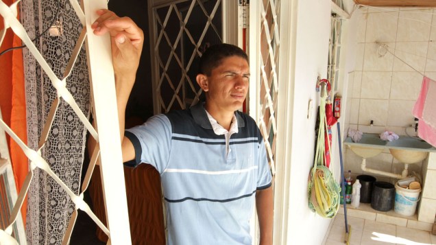 Francenildo Santos Costa na sua casa em São Sebastião (DF)