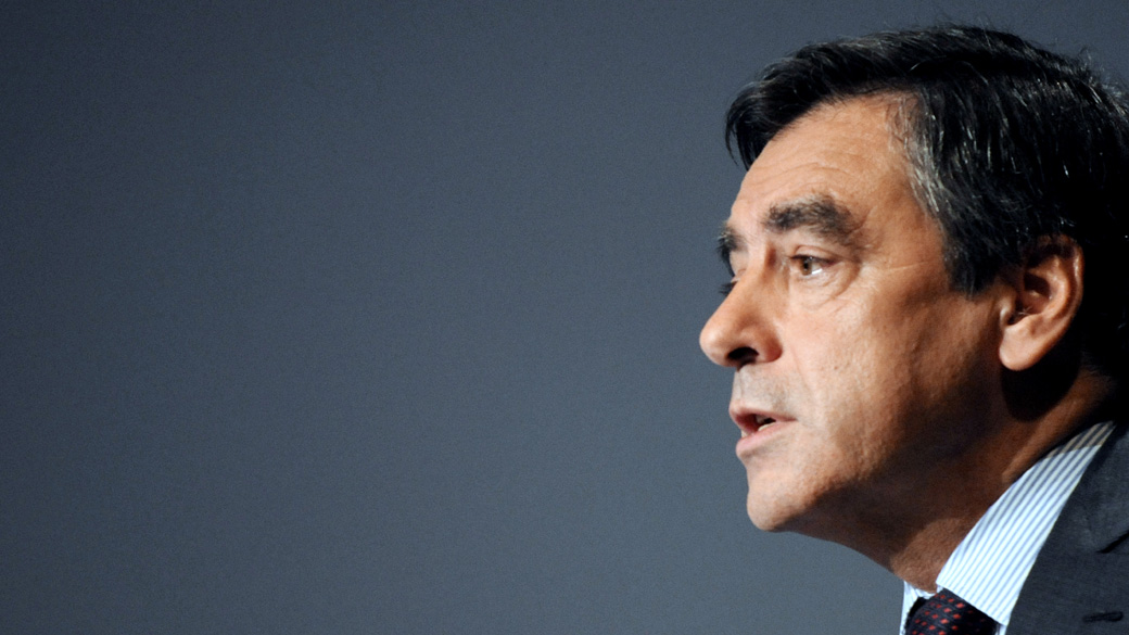 O primeiro-ministro francês François Fillon