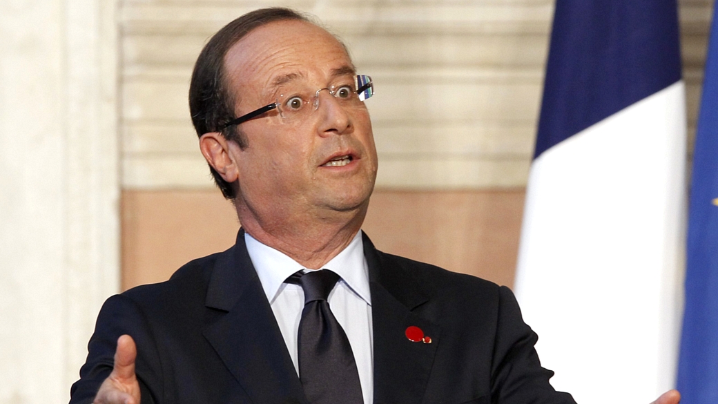 François Hollande, presidente da França