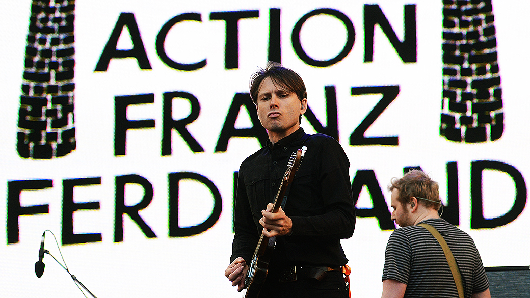 Franz Ferdinand no segundo dia do festival Lollapalooza em São Paulo