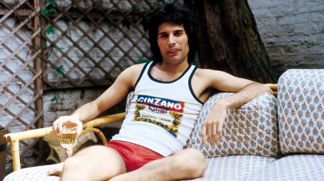 Freddie Mercury em Londres, em 1977