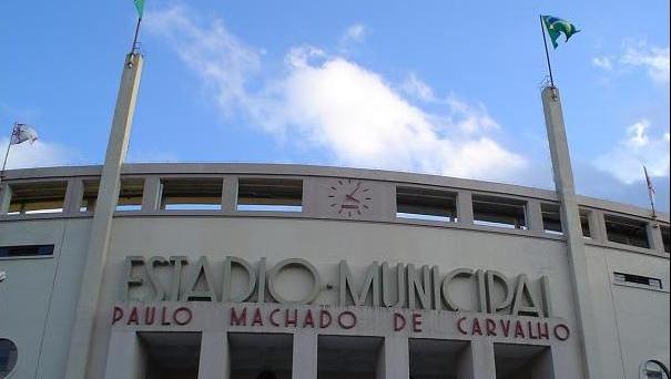 Entrada principal do Estádio do Pacaembu