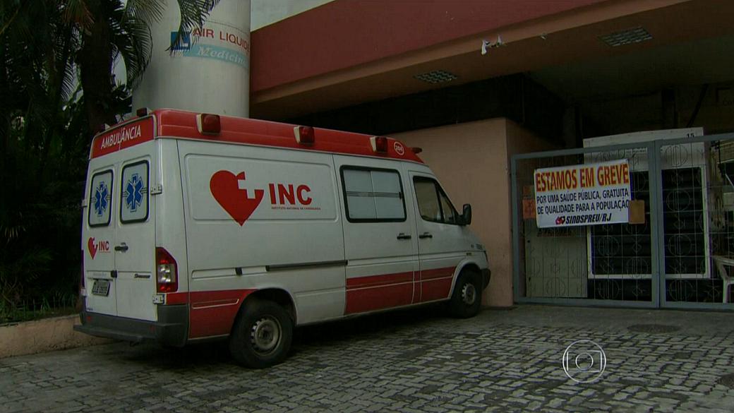 Funcionários do Instituto de Nacional de Cardiologia (INC) estão em greve