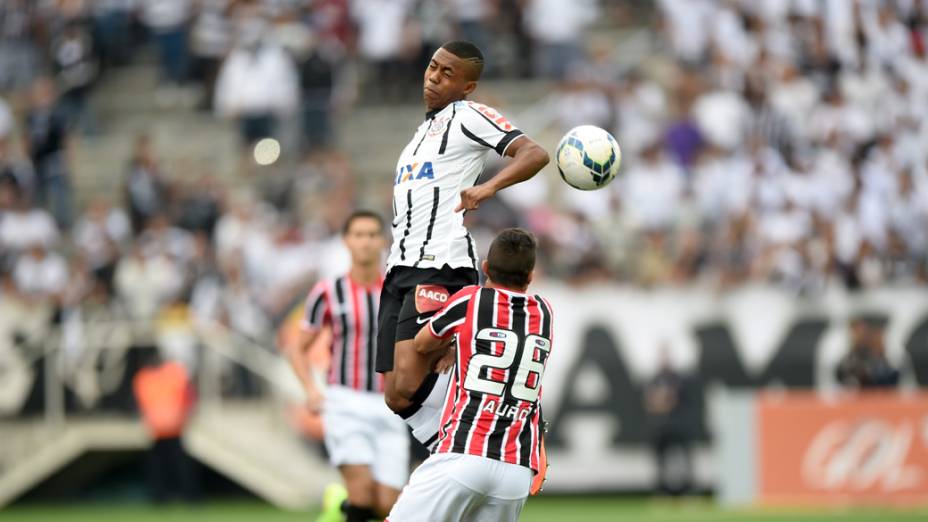 Partida entre Corinthians e São Paulo realizada no Itaquerão