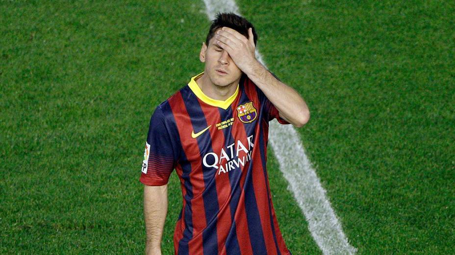 Messi lamenta novo revés do Barcelona