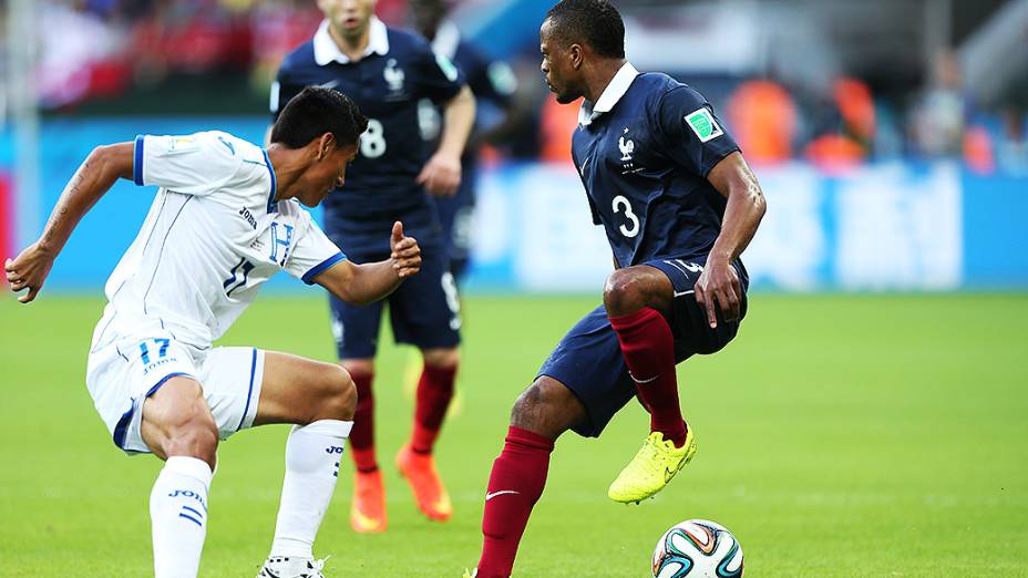 Jogo entre França x Honduras. Copa do Mundo 2014. Fonte