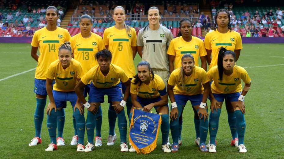 A seleção brasileira na estreia dos Jogos
