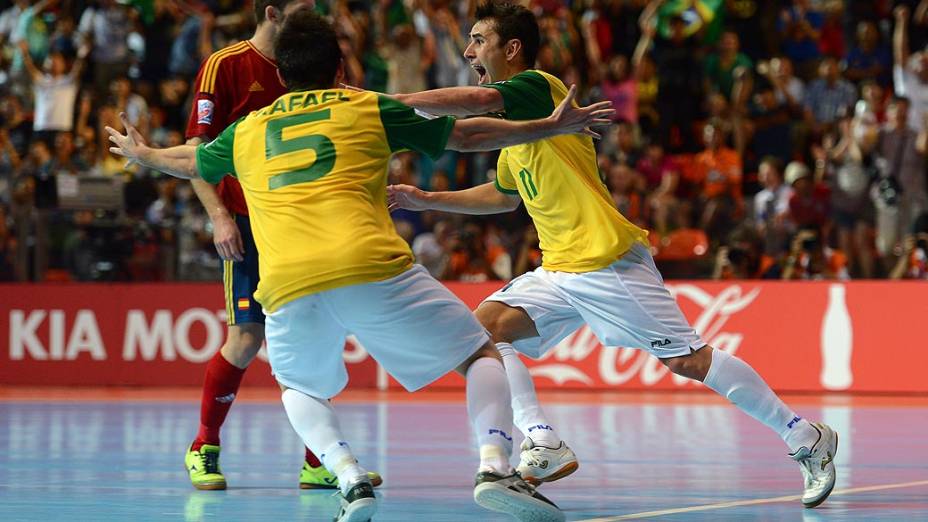 Brasil e Espanha na Copa do Mundo de Futsal na Tailândia 2012
