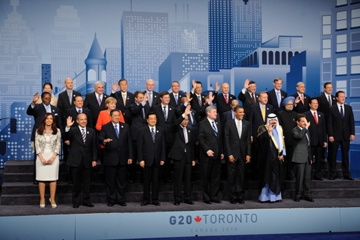 Líderes no G20