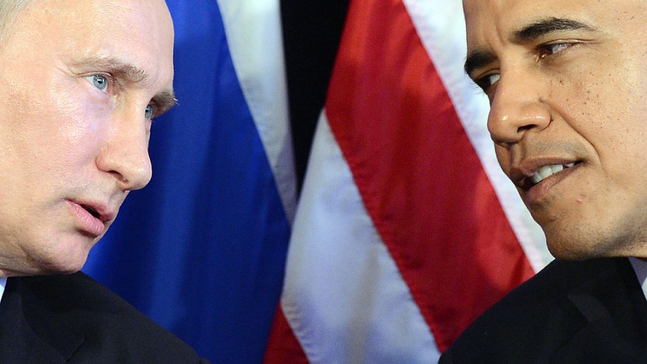 Vladimir Putin e Barack Obama, realizam encontro bilateral durante a reunião de cúpula do G20 no México