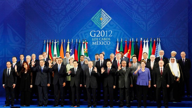 Principais líderes do mundo reunidos em Los Cabos, México para a reunião de cúpula do G20