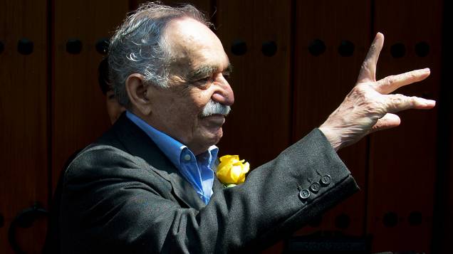 O escritor colombiano Gabriel García Márquez em 2014