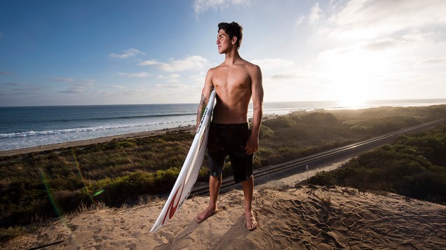 O surfista brasileiro Gabriel Medina em Trestles, na Califórnia