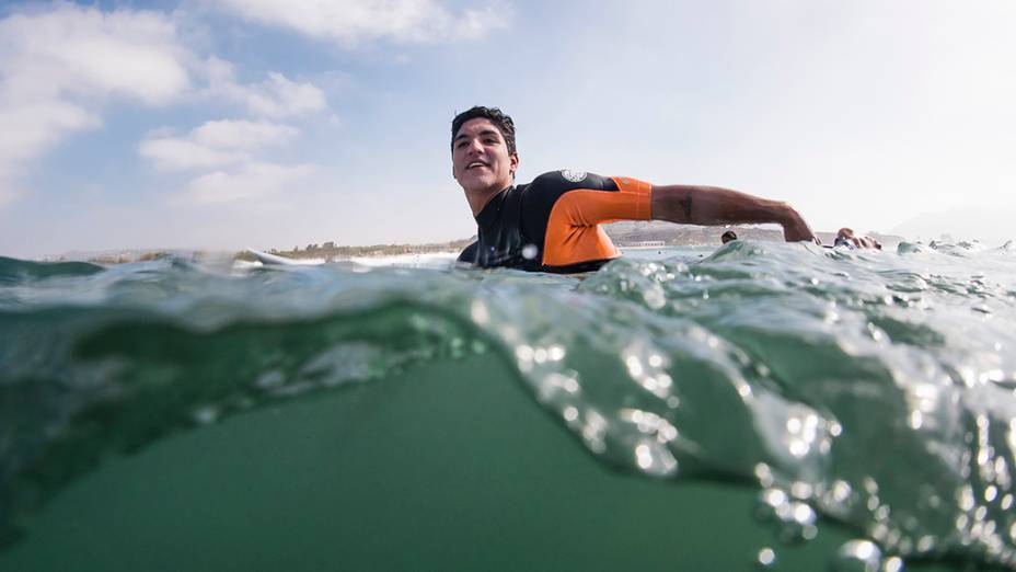 Sessão de treino do surfista Gabriel Medina em Trestles, na Califórnia