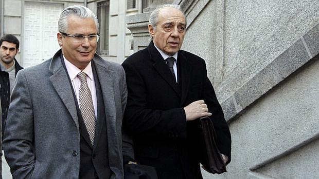Baltasar Garzón chega ao tribunal de Madri