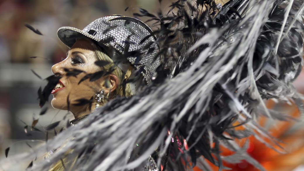 Desfile da Gaviões da Fiel, em São Paulo