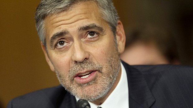 O americano George Clooney voltou recentemente de viagem ao Sudão