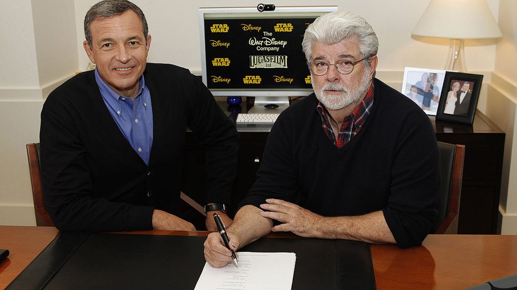 George Lucas e Robert Iger