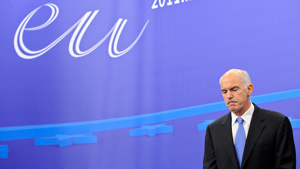 o primeiro-ministro grego, George Papandreou