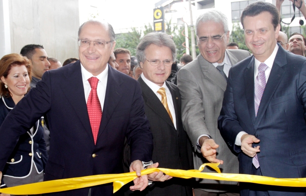 O governador Geraldo Alckmin inaugura Estação Pinheiros do Metrô de São Paulo