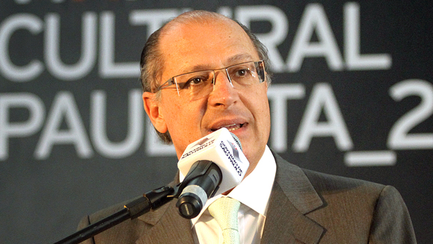 O governador Geraldo Alckmin durante o anúncio da Virada Cultural Paulista: críticas às tentativas de recriar a CPMF