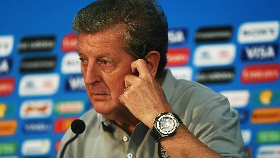 O técnico da seleção inglesa, Roy Hodgson, durante coletiva de imprensa em Manaus