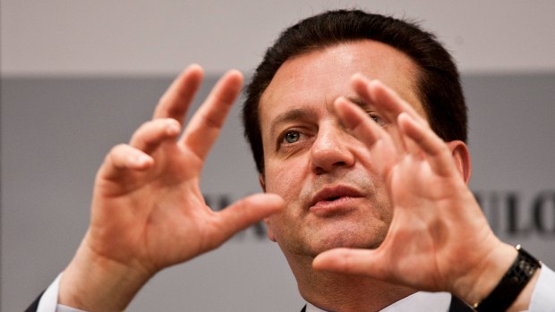 O prefeito de São Paulo, Gilberto Kassab