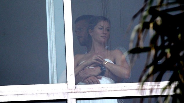 Gisele Bündchen e Tom Brady em clima de romance em hotel do Rio de Janeiro