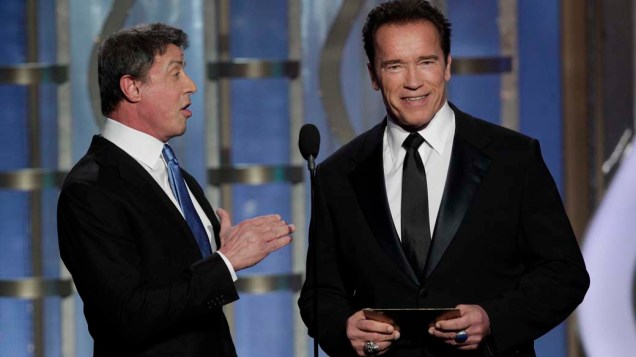 Sylvester Stallone e Arnold Schwarzenegger no 70º Globo de Ouro