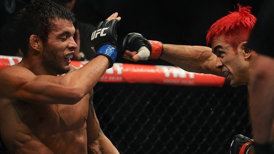 A luta entre Godofredo Pepey e Miltinho Vieira, pelo UFC São Paulo