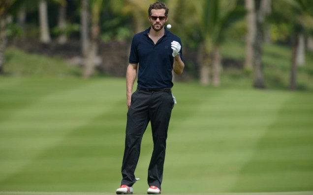  <br><br>  O ator Ryan Reynolds no torneio de golfe das celebridades em Haikou, na China, nesta sexta-feira