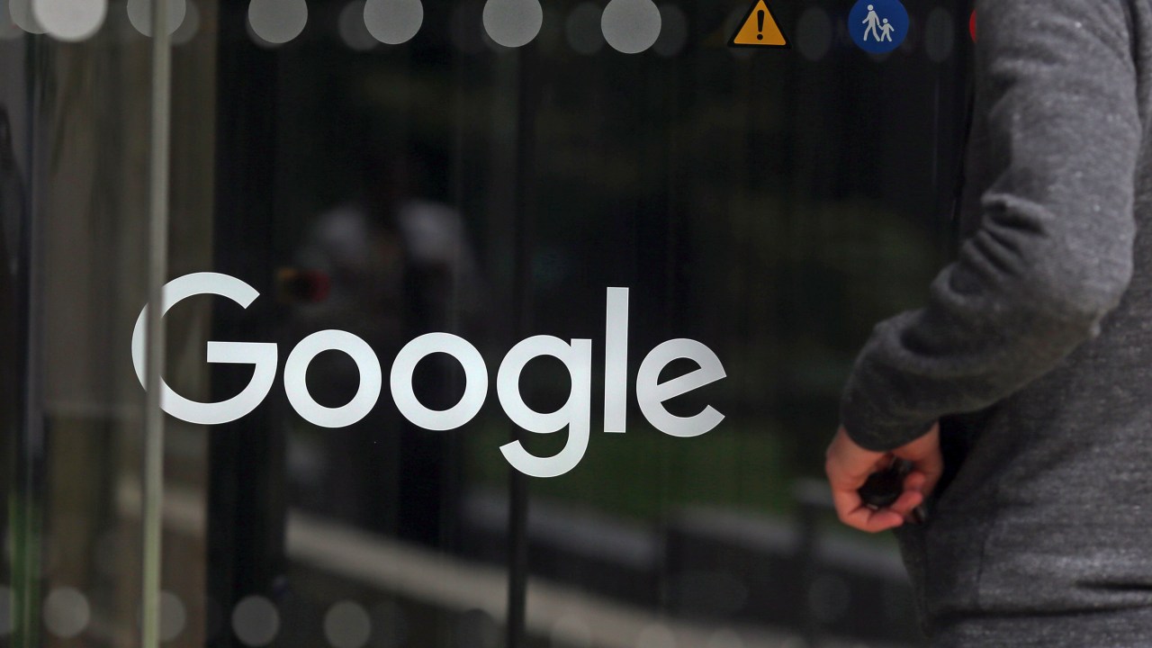 Logo do Google na sede da empresa em Londres