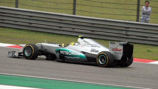 Nico Rosberg, da Mercedes, no GP da China de Fórmula 1