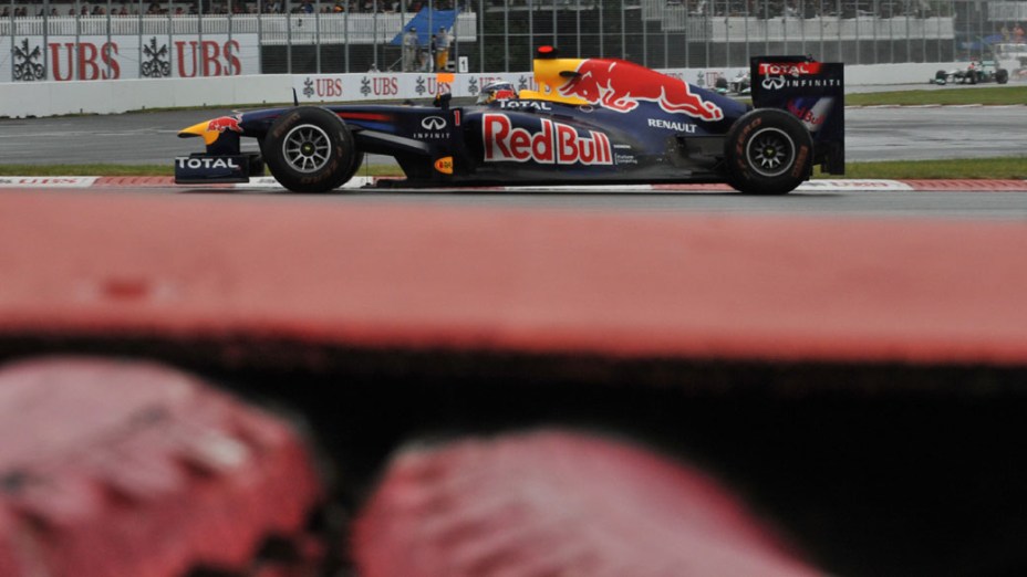 O alemão Sebastian Vettel, da Red Bull Racing, durante o GP de F1 do Canadá