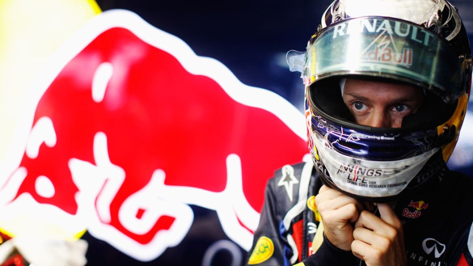 Sebastian Vettel, da Red Bull Racing, prepara-se para a GP de F1 do Canadá, em Montreal