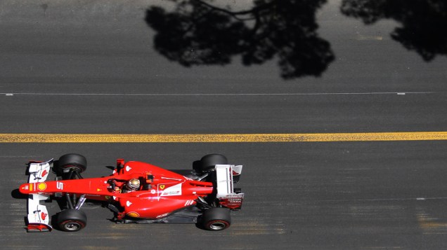 O espanhol Fernando Alonso durante o GP de F1 em Monte Carlo, Mônaco