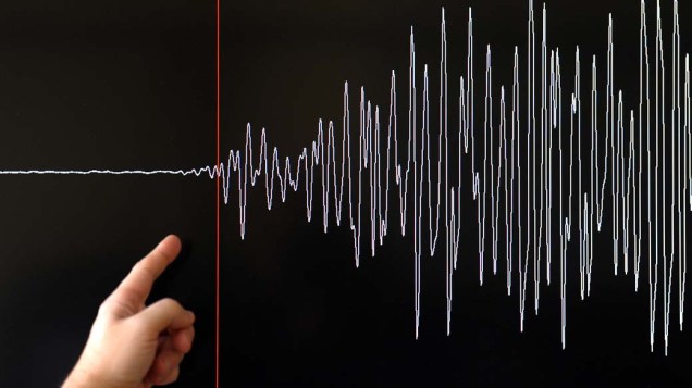 Gráfico mostra a magnitude do terremoto que atingiu o Japão. O desastre ambiental é considerado o mais violento já registrado no país, com mais de 300 vítimas