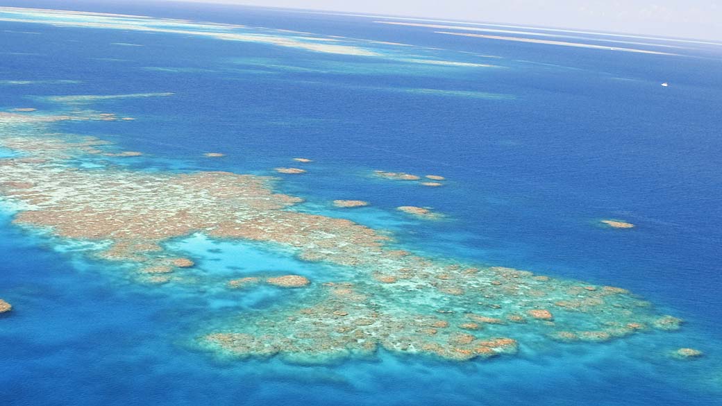 Grande barreira de corais na Austrália