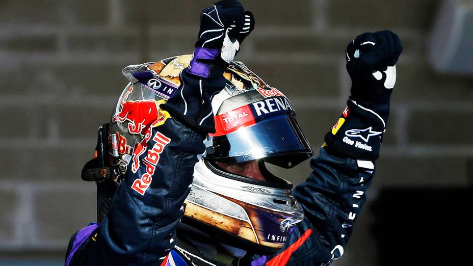 O alemão Sebastian Vettel: mais uma vez, sem adversários na pista