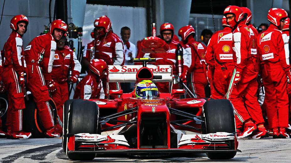 Brasileiro Felipe Massa, que largou no segundo lugar, terminou em quinto no GP da Malásia