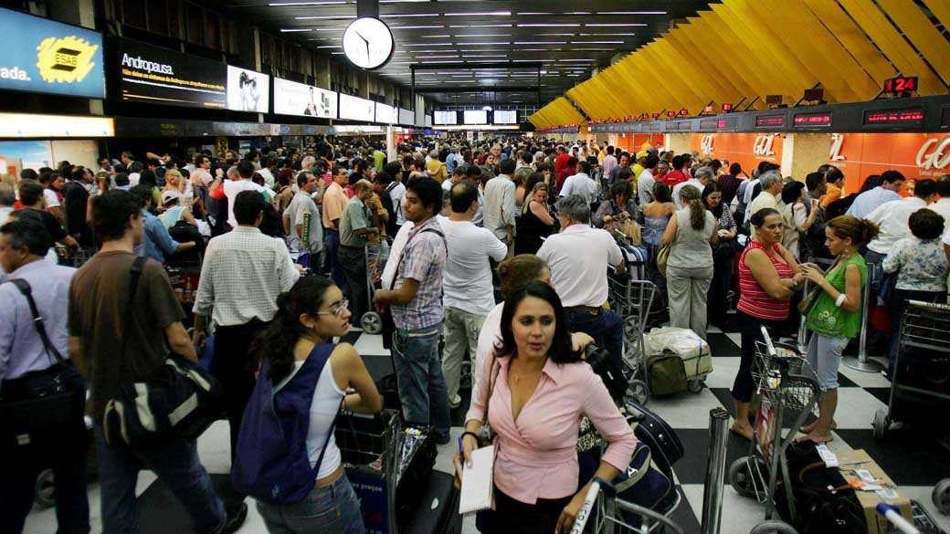 Aeroporto de Congonhas, em São Paulo