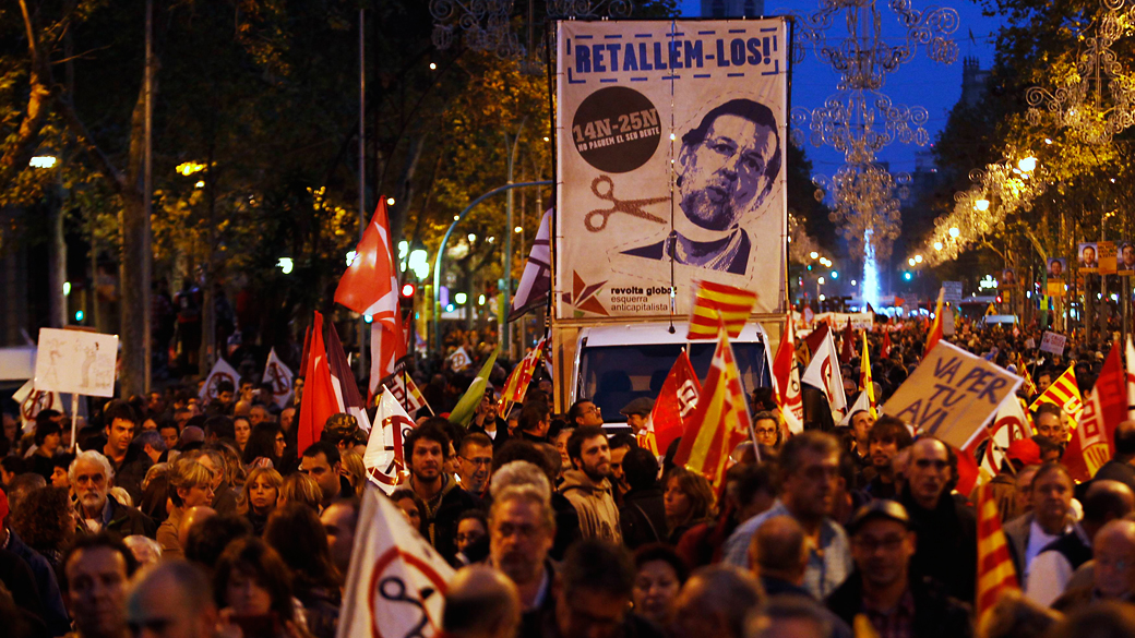 Desemprego na Espanha já foi foco de muitas manifestações na Espanha este ano e em 2012