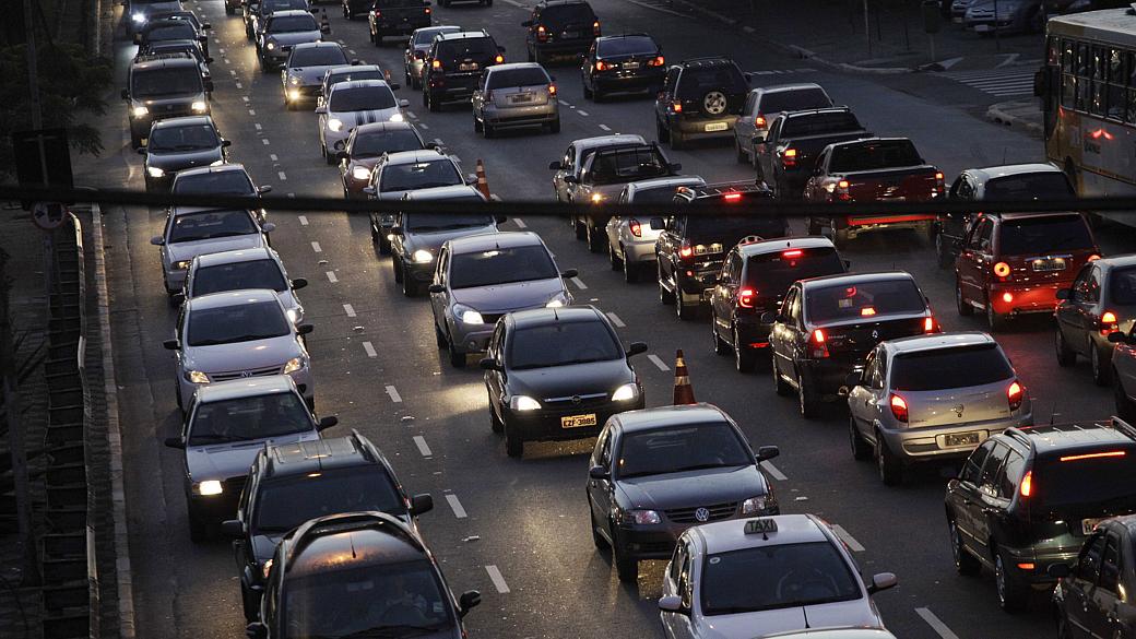 Trânsito na Radial Leste, uma das avenidas a serem restringidas com ampliação de rodízio