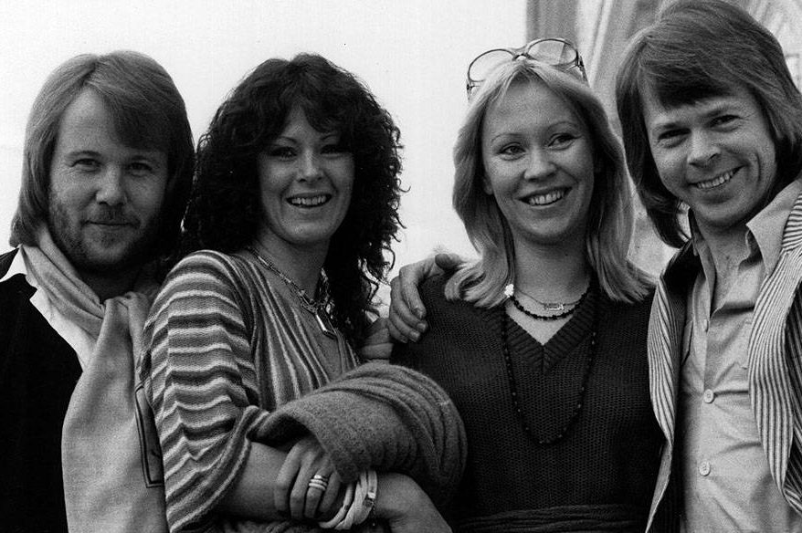 Integrantes do grupo ABBA, em 1978