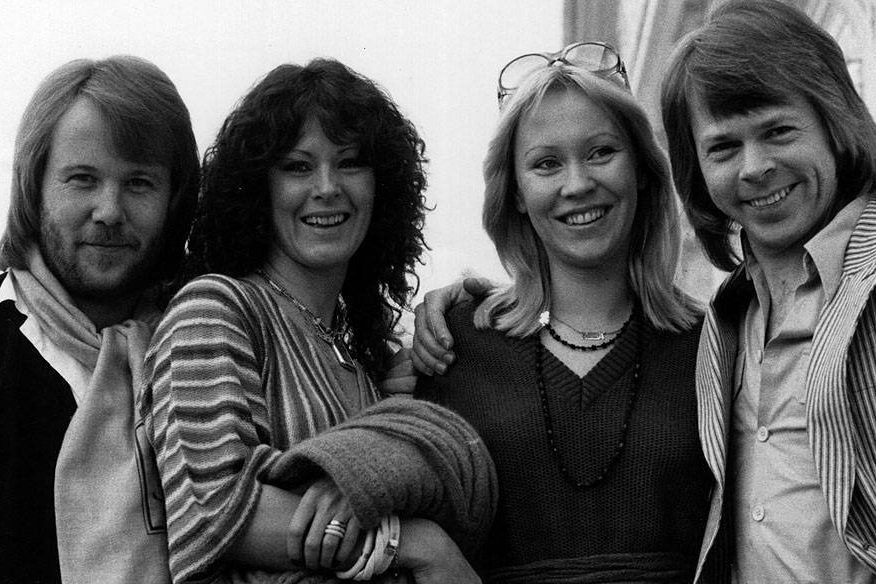 Integrantes do grupo ABBA, em 1978