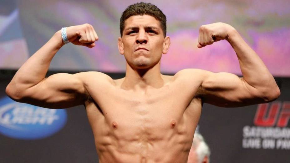 Nick Diaz na pesagem para o UFC 158