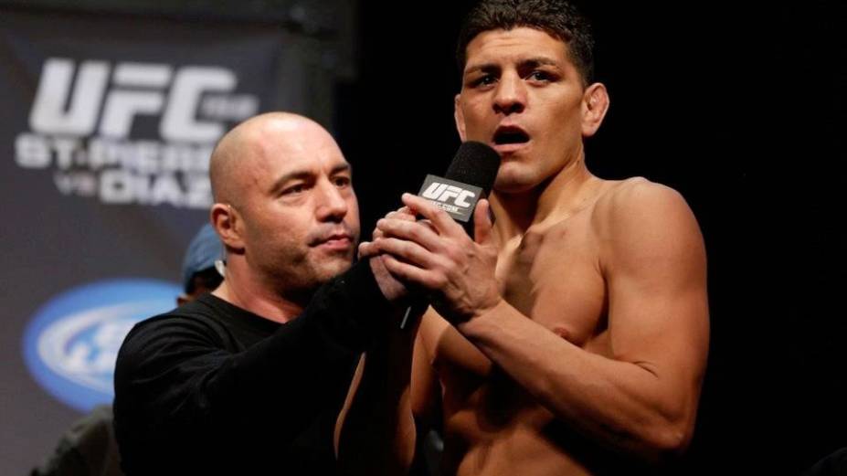 Nick Diaz na pesagem para o UFC 158