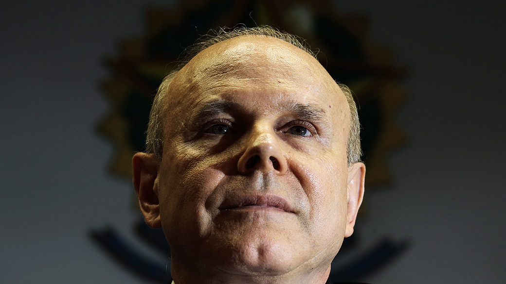 O ministro Guido Mantega divulgou o resultado primário do governo central nesta sexta-feira em Brasília